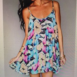 Show Me Your Mumu Butterfly mini dress